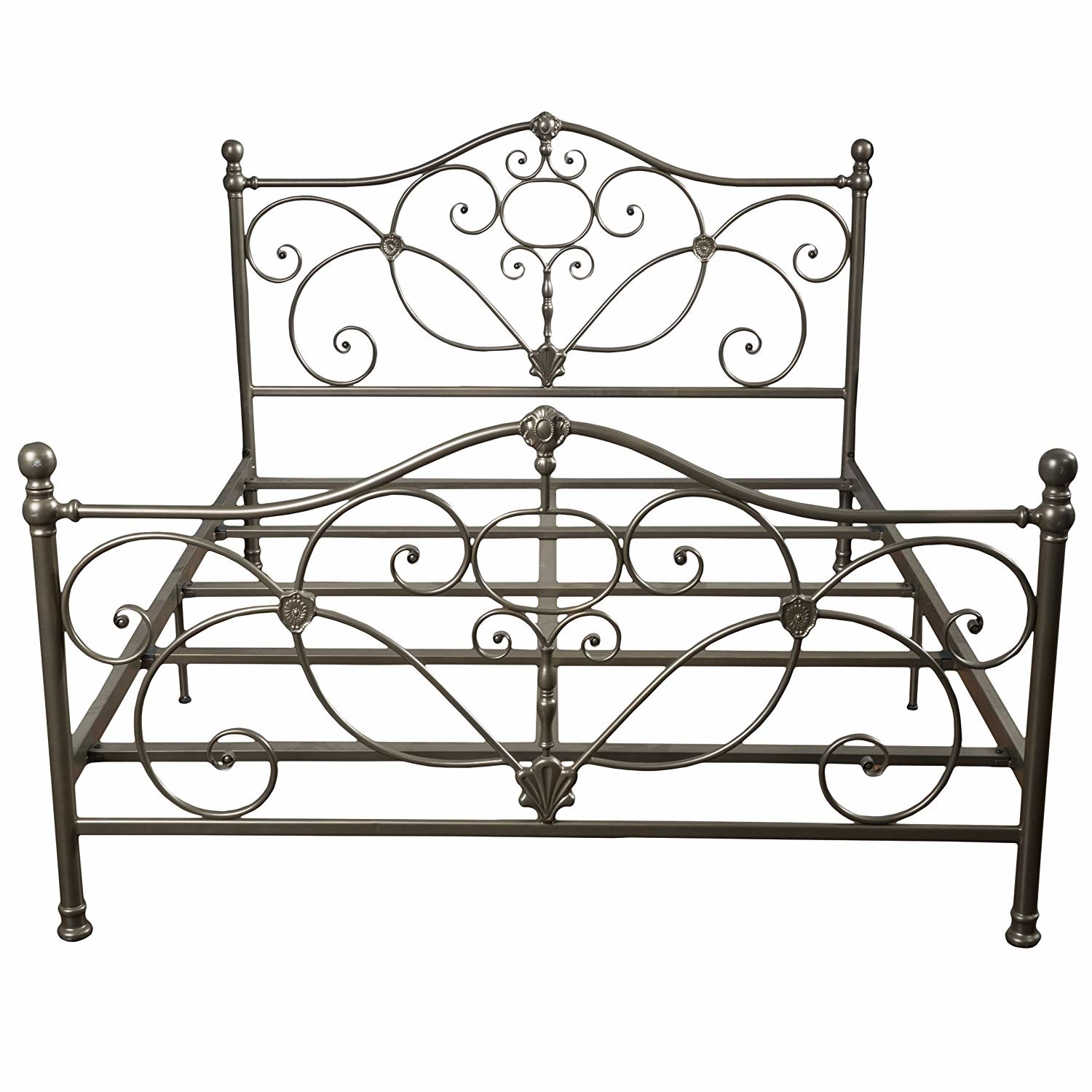 China Bedroom Antique Antique Wrought Iron Bed Frame ,  Metal Furniture Bed factory