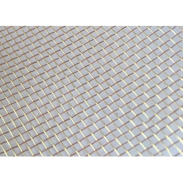 Quality SGS 2.5m Glass Laminated Wire Mesh Plain Woven for sale