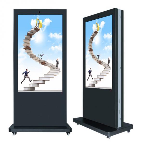 Quality Double Side Totem Touch TFT Floor Standing Touch Screen Kiosk 55