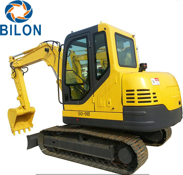 Quality High Power Mini Crawler Excavator 6 Ton Operating Weight With 4.8km/H Rated Speed for sale
