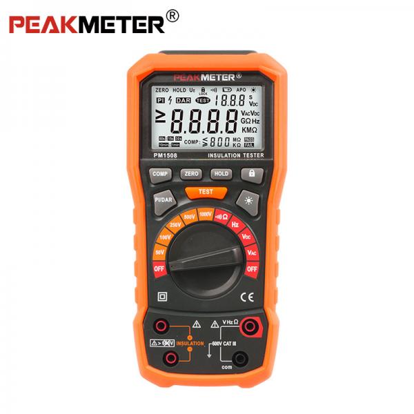 Quality PM1508 100MOhm insulation test 600V 1KHz Handheld Insulation Resistance Measurement Tester for sale