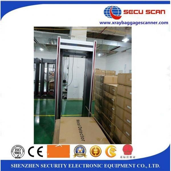 Quality Lcd Display Portable Door Frame Metal Detector Security Gate High Sensitivity for sale