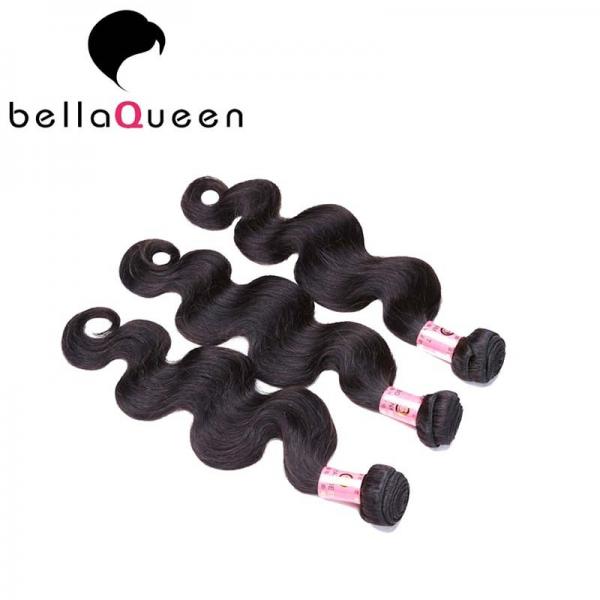 Quality 100% Natural Black Human Hair , Tangle And Shedding Free Burmese Hair Extension for sale