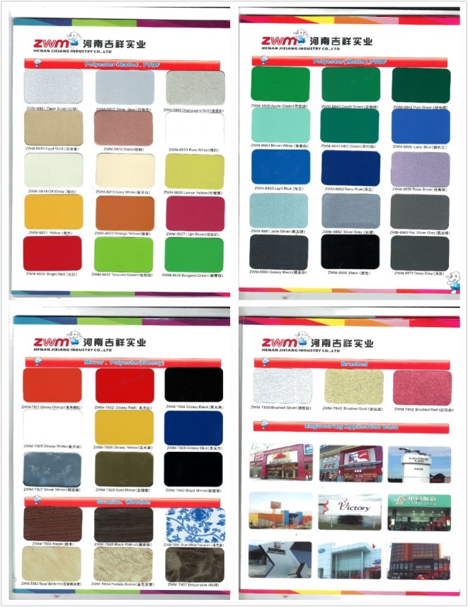 Different Color Mirror Panel Aluminum Composite Panel