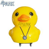 China Yellow Fiber Glass Duck Swing Kiddy Ride Machine CE Certificate 130W factory
