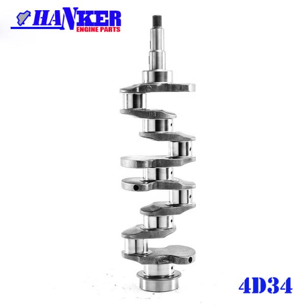 Quality ME136680 Mitsubishi 4D34 Crankshaft ME017354 Casting / Alloy Material for sale