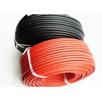 Quality 0.8mm Thickness Solar Photovoltaic Cable / Sunlight Resistant Solar DC Cable for sale