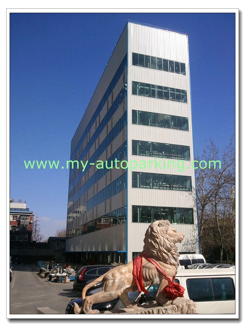 China 8-30 Levels Commercial Center  Intelligent Rotary Automated Tower Car Parking System/ Auto Parking Lift factory