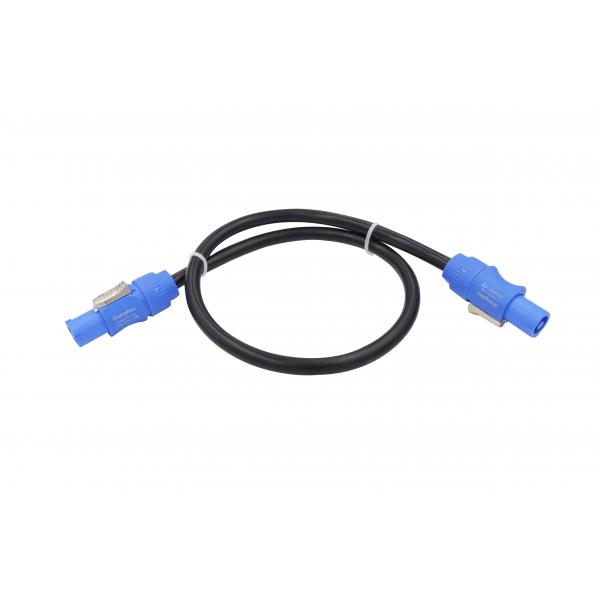 Quality Blue Power Wire Connectors Industrial Powercon Plug Wiring Harness for sale
