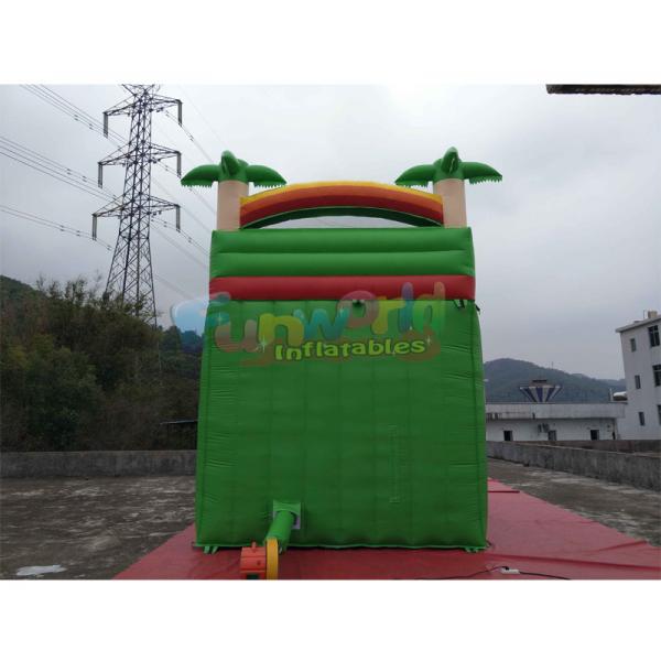 Quality Pvc Tarpaulin Kids Inflatable Water Slide With Pool / Commercial Bounce House for sale