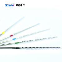 China Dental Root Canal Stainless Steel U Files 32mm 15#-40# For Root Canal Treatment factory