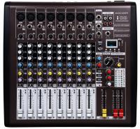 China 8 channel Professional Audio Mixer with DSP I08 , Portable Power Mixer factory