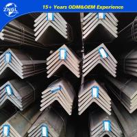 China Hot Dipped Galvanized Angle Iron Angle Bar Steels with Flange Thickness of 8mm 64mm for sale