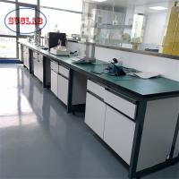 China High Durability Chemistry Lab Workbench Laboratory Furniture White Or Blue Color factory