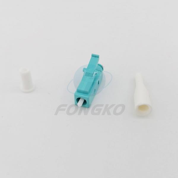 Quality hot sale Lc/UPC Fiber Optical Connector parts OM3 Simplex 0.9mm Fiber Optic for sale