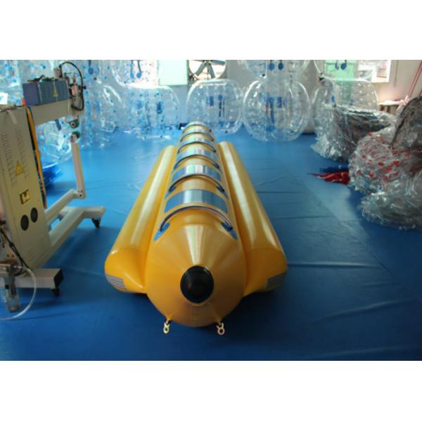 Quality Commercial Grade Inflatable Banana Boat , Inflatable Lake Toys For Sports for sale