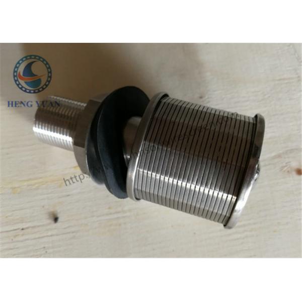 Quality 316L Stainless Steel Wedge WIre Slot Water Screen Nozzle 57mm Diameter for sale