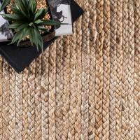 china handmade 30m 8mm Thickness Flat Natural Woven Sisal Carpet