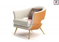 Buy cheap Leather Hotel Restaurant Chairs , Upholstered Leisure Sofa Chair With Power from wholesalers