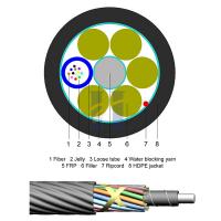 Quality G652D Outdoor Optical 12 Core Single Mode Fiber Optic Cable 5.6mm for sale