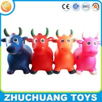 China phthalate free pvc music color painting bull cow riding toys for kids for sale