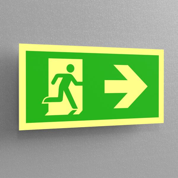 Quality Self Luminous Emergency Photoluminescent Exit Signs Code Custom for sale