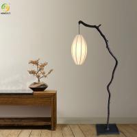 China Modern New Chinese Style Branch Lantern Floor Lamp For Hotel Bedroom Living Room factory