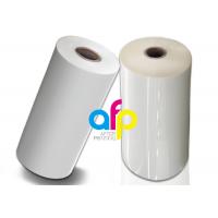 China Strong Thermal Bonding Plastic Film Roll, Heat Melt Bopp Transparent Film Rolls factory