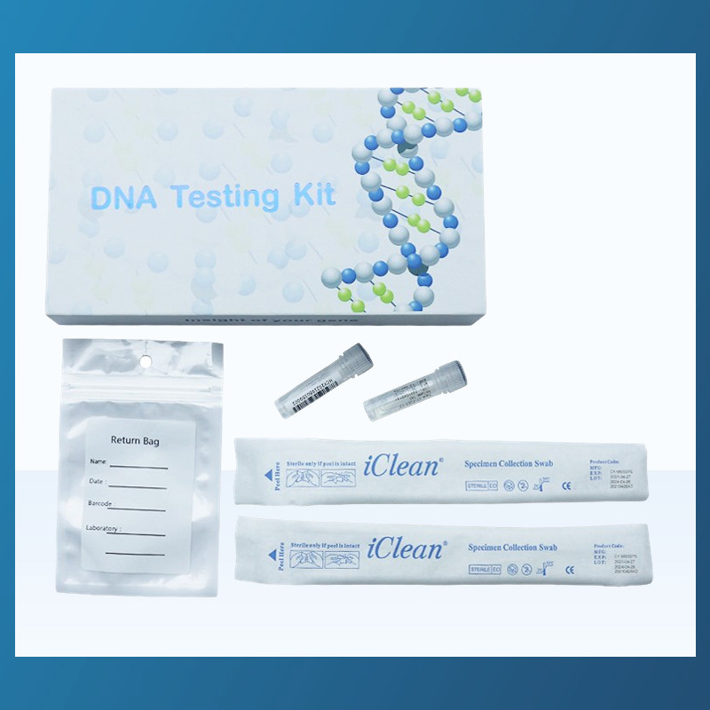 China Home DNA Test Kit With Buccal Swab Medical DNA Collection Kit Genetic Test factory