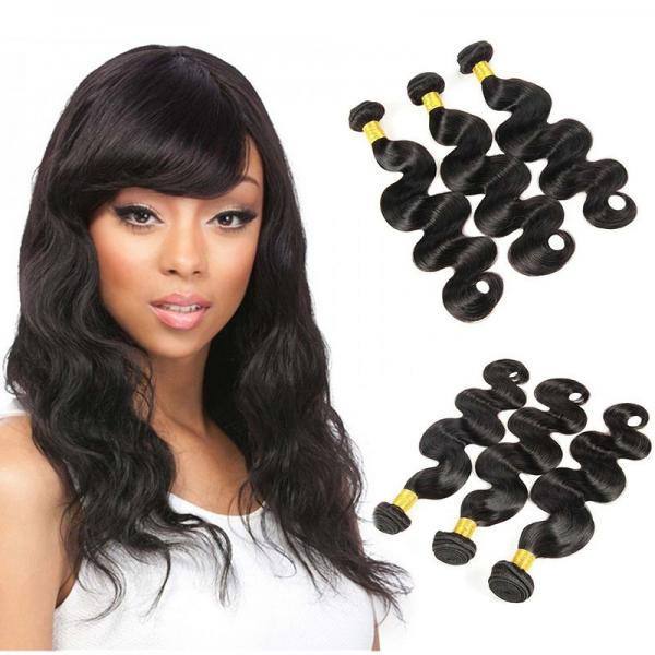 Quality 3 Bundles Brazilian Body Wave Weave Bundles Full Cuticle 7A Brazilian Virgin Hair for sale
