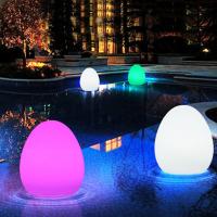 Quality IP65 Waterproof Egg Shaped LED Lights Rechargeable For Christmas Decoration for sale
