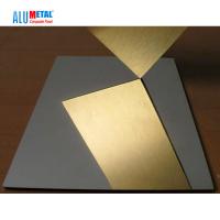China AA3003 3mm Mirror ACP Aluminum Composite Panel Sheet Matt Finish factory