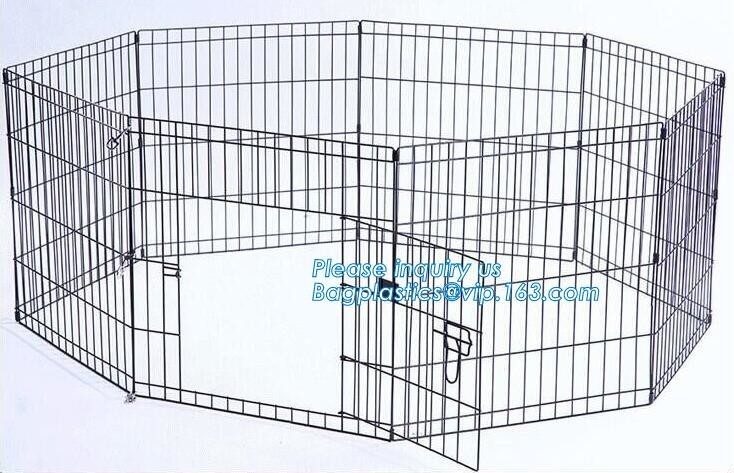 China Manufacturer wholesale stainless steel metal large small foldable carriers cheap pet dog cage, Large Steel Dog Cage For for sale