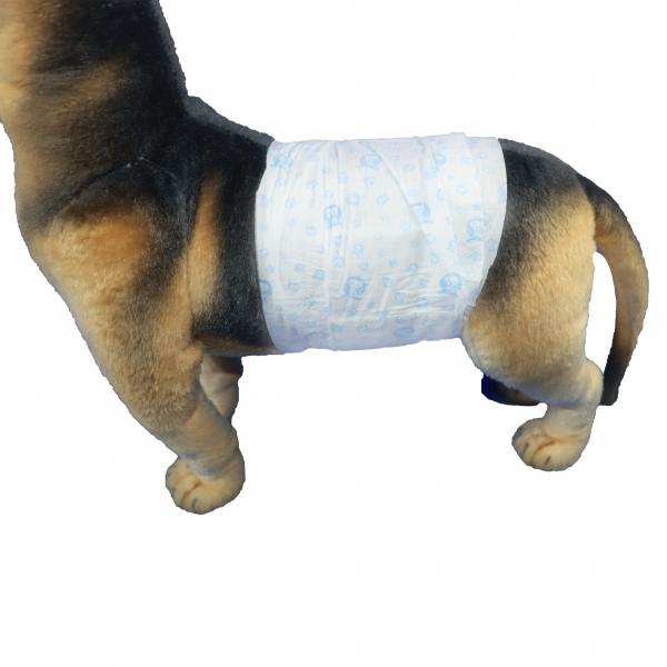 Quality L Size Cotton Disposable Pet Diapers Super Absorbent Soft Male Puppy Diapers for sale