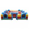 China Outdoor Adults Inflatable Obstacle Course Garden Maze Park factory