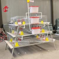 Quality A Type Broiler Battery Cage Galvanized , High Strength Poultry Broiler Cage  Iris for sale