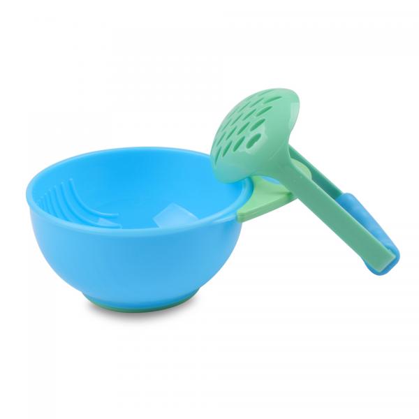 Quality Round BPA Free Silicone Nutritional Bowl Weaning Suction Bowls for sale