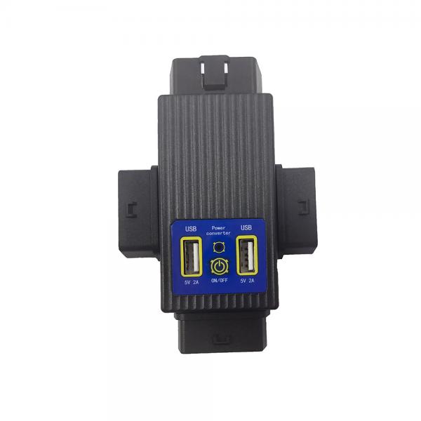 Quality OBD2 power converter one minute three to car 2USB supply ports for sale