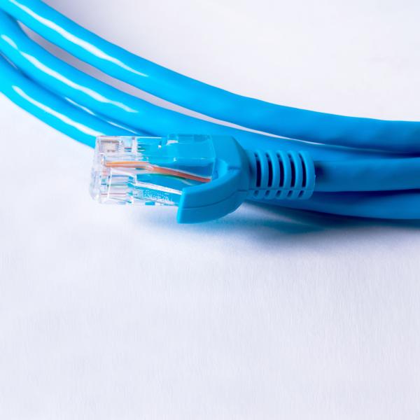 Quality UTP 4PR 23AWG 1m Cat6 Ethernet Cable Flame Retardant for sale