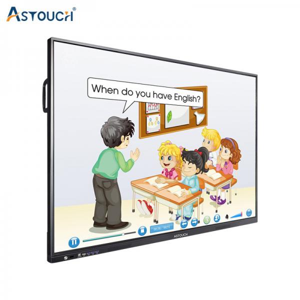 Quality HDMI Classroom Smart Interactive Whiteboard 4K 110 Inch Android 12 for sale