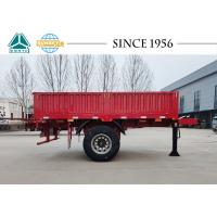 China Drawbar Flatbed Trailer Full Trailer Exported To Tanzania factory