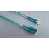 Quality Green IEC 61754-20 LC TO SC OM3 Fiber Patch Cable for sale