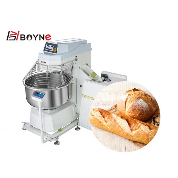 Quality Bakery Kitchen Dough Kneading Machine Automatic Tipping With Cylinder Tank for sale