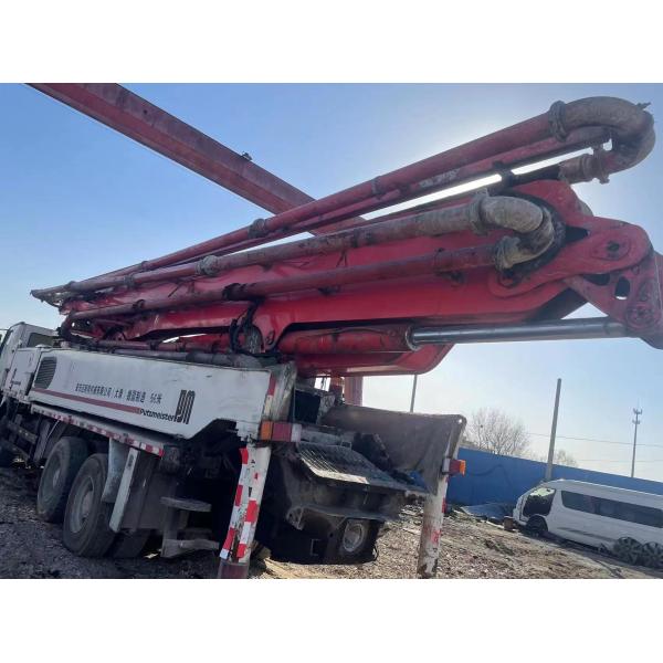 Quality Used Concrete Pump Putzmeister 56-5 Meter With BENZ Chassis 8×4 for sale