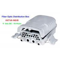 Quality 16 ~ 96 Cores FTTH Fiber Optic Distribution Box 4 into SC 16 Ports Wall mounting Holding pole for sale