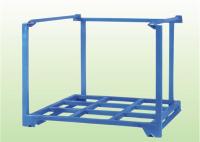 China Q235B Metal Warehouse Storage Shelves Stackable Storage Cages factory