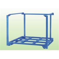 Quality Q235B Metal Warehouse Storage Shelves Stackable Storage Cages for sale