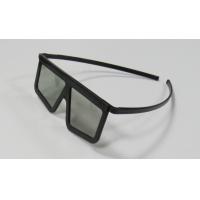 China ABS Plastic Frame Linear Polarized 3D Glasses / Movie Eyewear factory