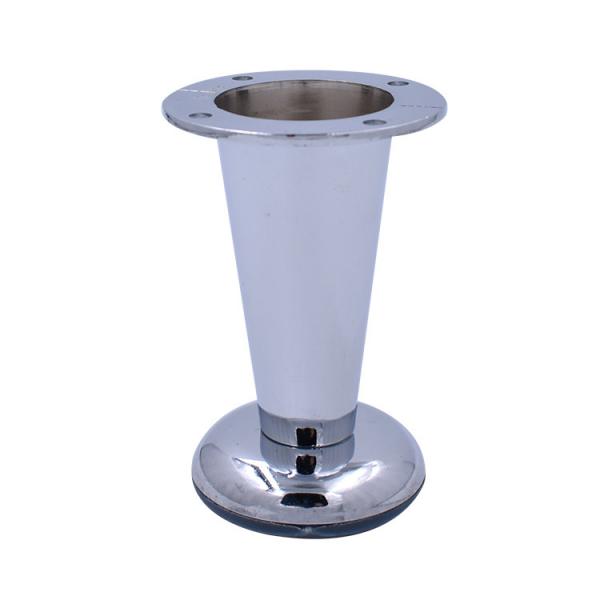 China Solid Zinc Alloy Big Traffic Cones Tv Cabinet Legs , H100/up66/140g Adjustable Bed Legs Hot Sale for sale