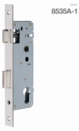 China 40mm Backset Mortise Door Lock With Cylinder Box Packing factory